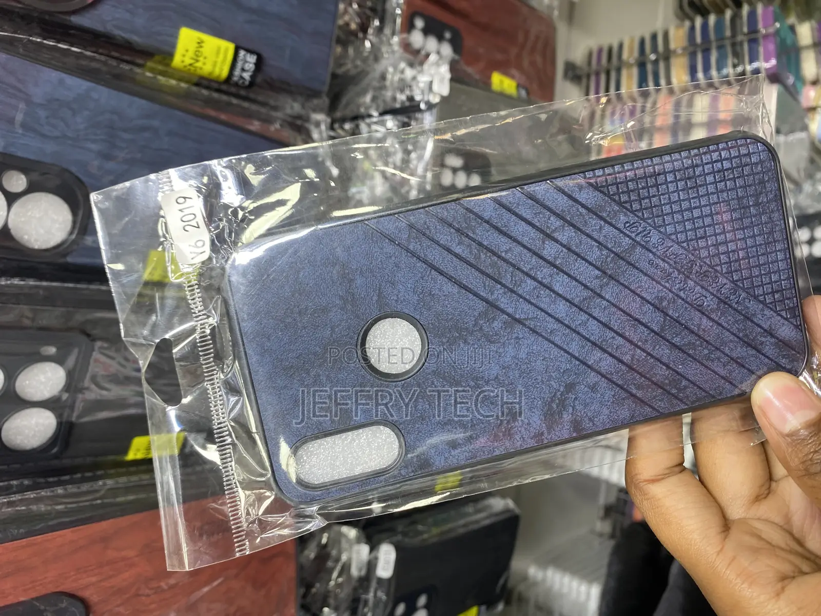 Craftech Leather Cover Case for Huawei Y6 Prime 2019