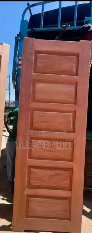Mahogany Hardwood Panel Door/6panel Mahogany Door
