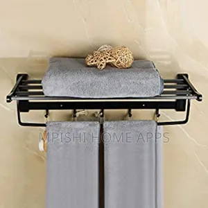 Metalic Bathroom Towels Rack 55cm