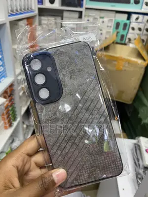 Piyos Leather Back Cover for Samsung Galaxy A55