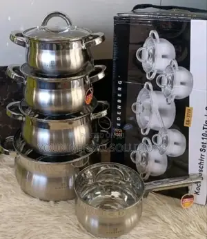 10 Pieces Edenberg Eb-3719 Stainless Steel Cookware Set