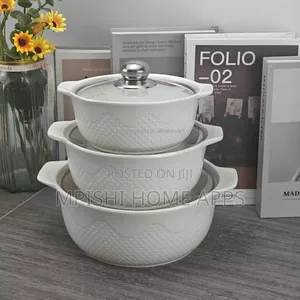 3 In1 Ceramic Serving Dish 3l, 2l 1l