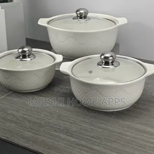 3 In1 Ceramic Serving Dish 3l, 2l 1l