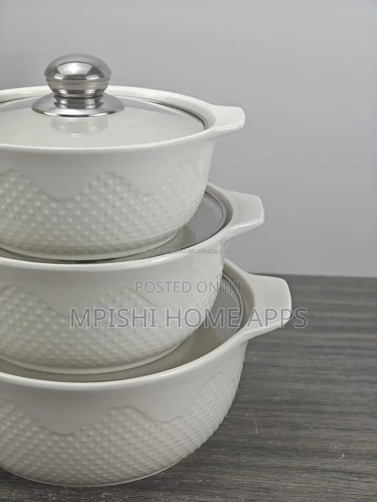 3 In1 Ceramic Serving Dish 3l, 2l 1l
