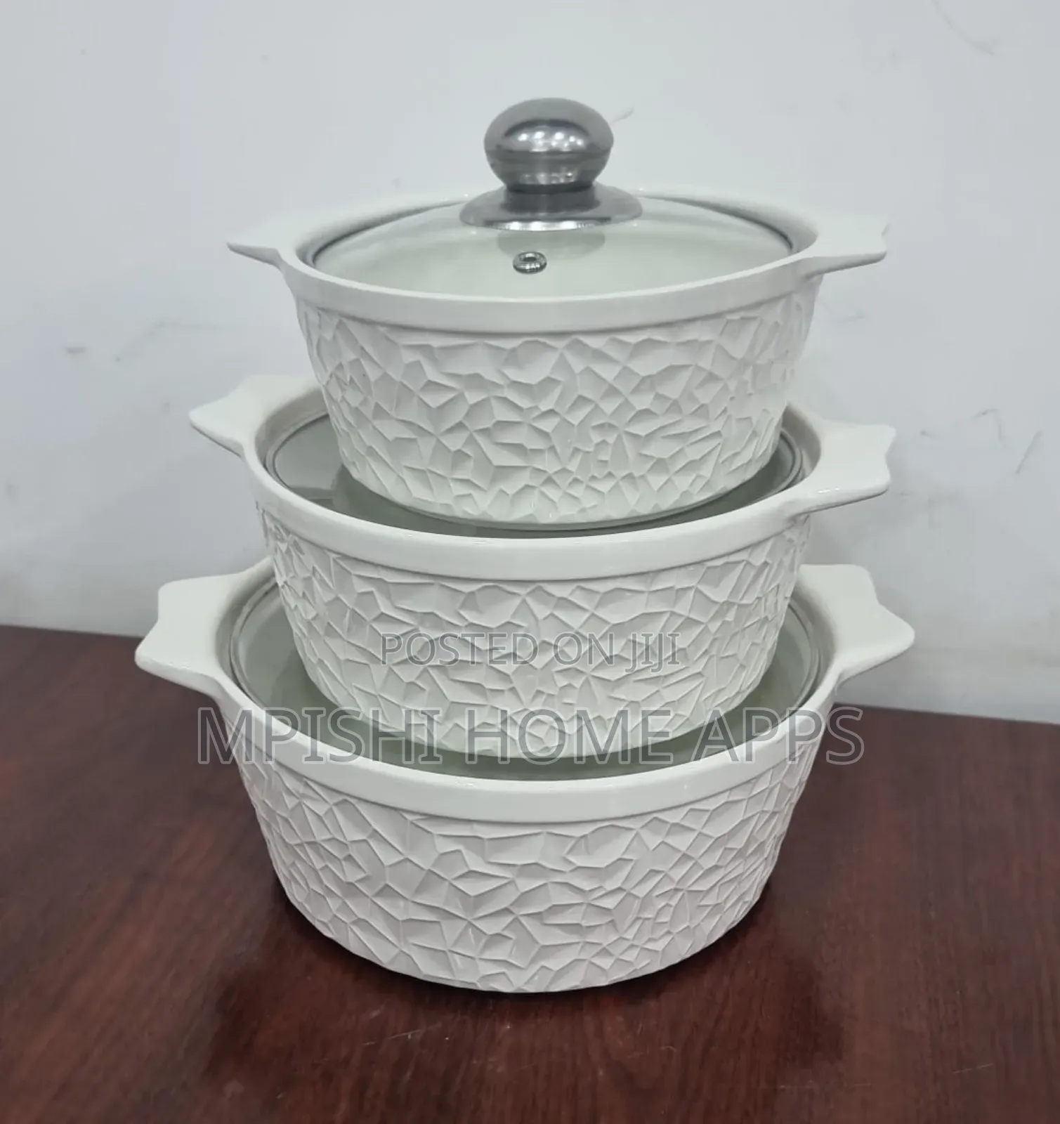 3 In1 Ceramic Serving Dish 3l, 2l 1l