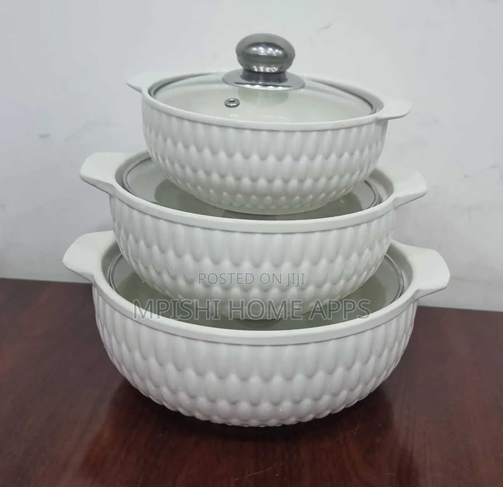 3 In1 Ceramic Serving Dish 3l, 2l 1l
