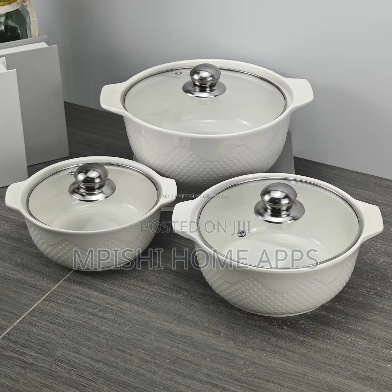 3 In1 Ceramic Serving Dish 3l, 2l 1l