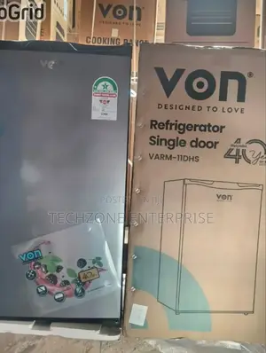 Von (Varm-11dhs) Direct Cool Mini Fridge 90 Litres Silver 