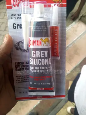 Captain Grey Silicone Sealant (Heat Resistant, Weatherproof)