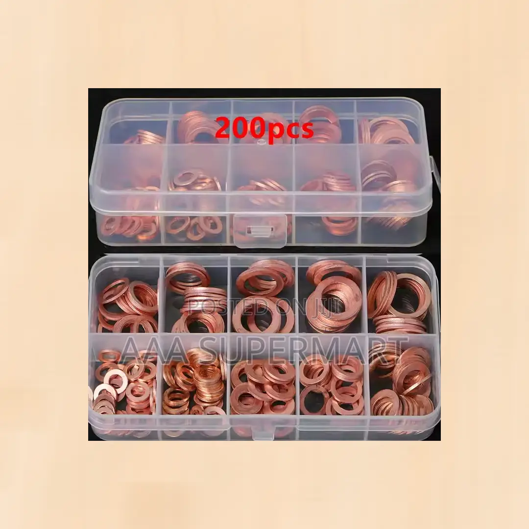 200pcs//Box Copper Washer Gasket