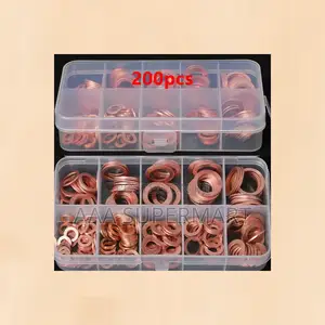 200pcs//Box Copper Washer Gasket