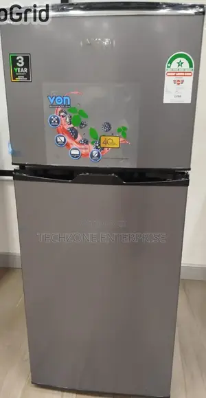 Von 175 Litres Double Door Refrigerator With Led Lights