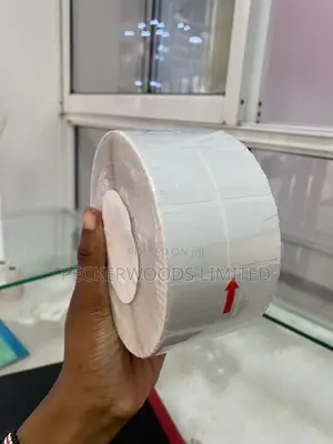 White Thermal Label Stickers 27x27mm – High-Quality Print