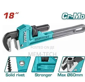 Total Strong Pipe Wrench
Size:18" (450mm)