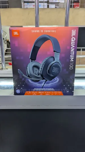 JBL Quantum 100 - Wired Over-Ear Gaming Headphones