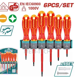 Total Strong 6 PCS Insulated Screwdriver Set