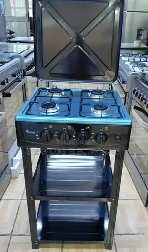 Standing Cooker With Shelves (Ramtons) Stainless Steel