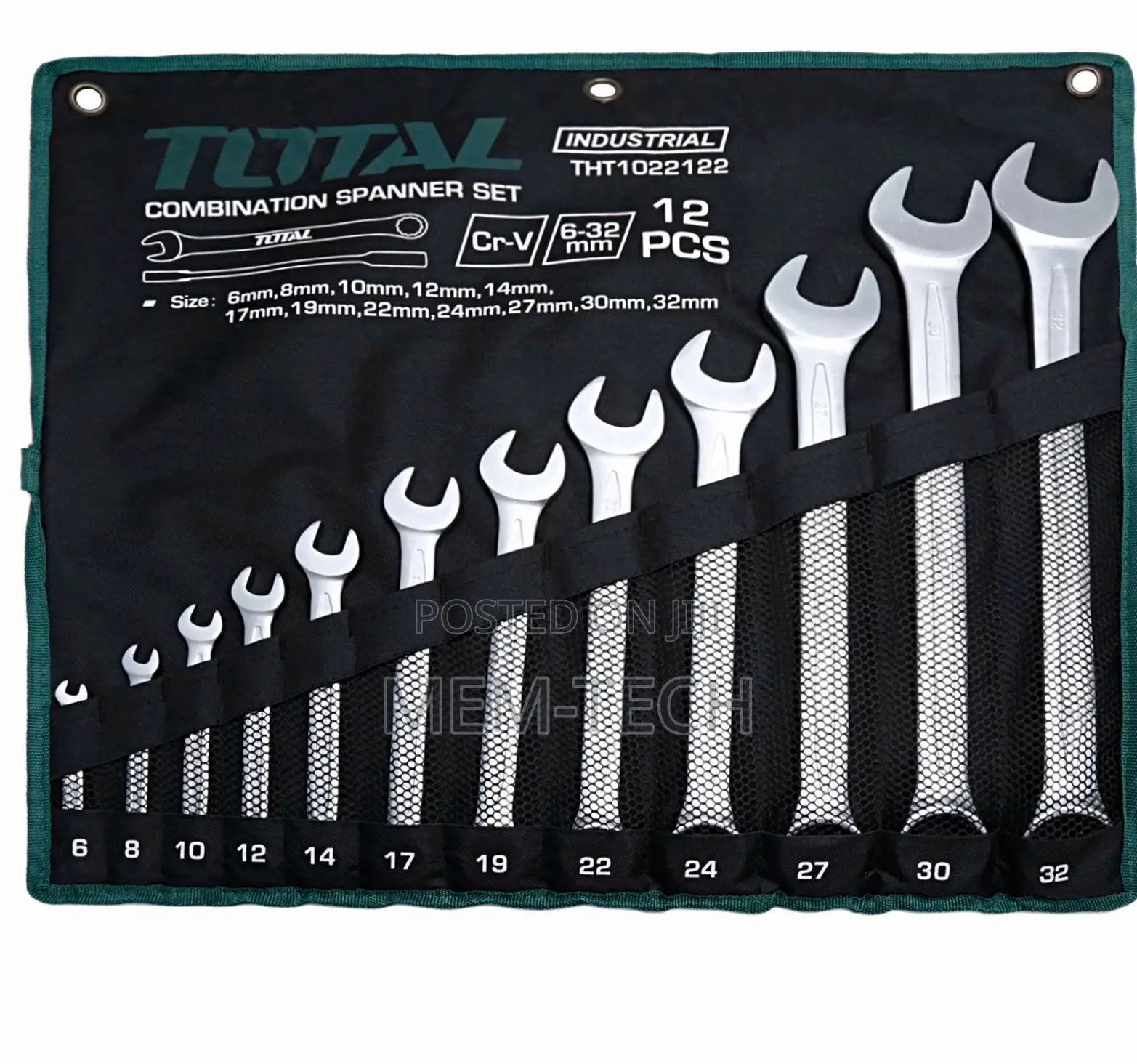 Strong Total 12pcs Combination Spanner Setsize:6-32mm