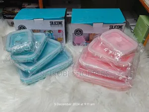 4pcs Silicone Food Containers / Collapsible