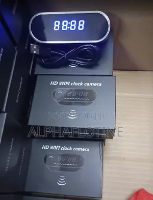 Wireless Wifi Mini Camera Digital Table Clock