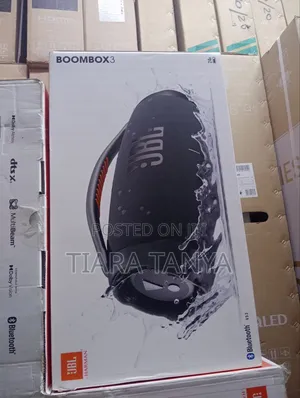 Boombox 3 Portable Speaker ,Monstrous Bass,24hr Battery