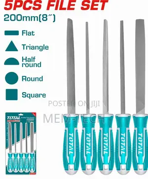 Total Quality 5 PCS Steel File Set/8”