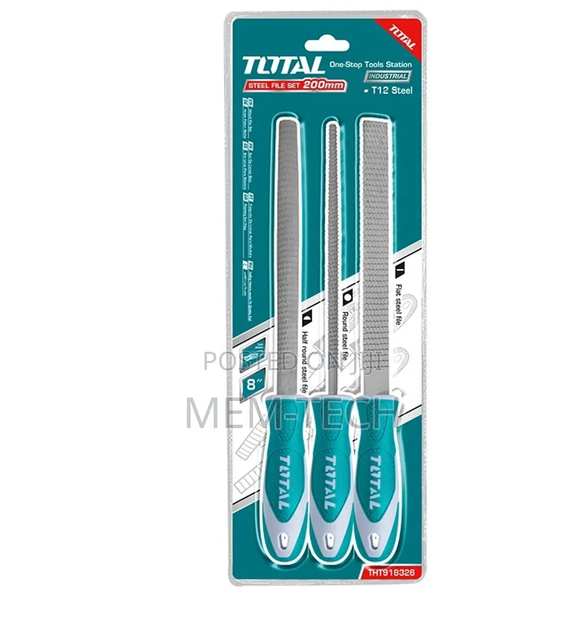 Strong Total 3 PCS Wood File Set
Size:200mm