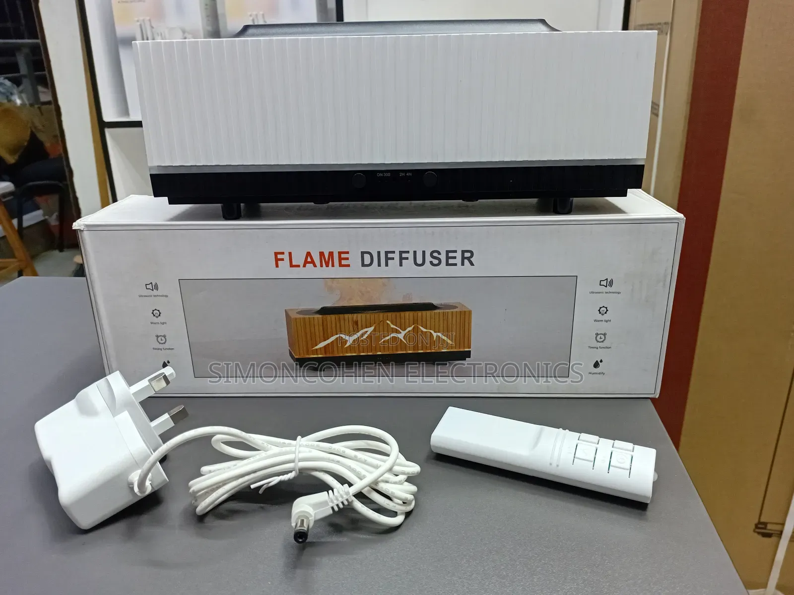 White Stripped 3d Humidifier