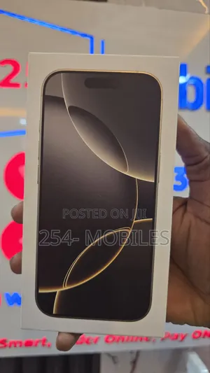 New Apple iPhone 16 Pro 256 GB Black