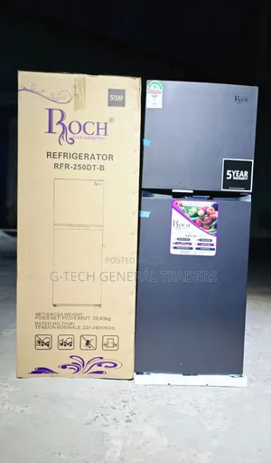 Roch 197l Double Door Energy Saver Refrigerator