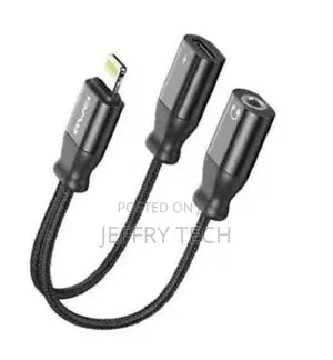 Awei CL-73 iPhone Lightning Male To 3.5mm Adapter, Charge & Music