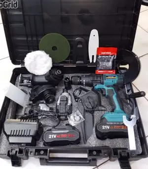 Royce Brushless Multipurpose Cordless Tools- 6pcs Set Combo