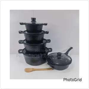 Bosch 11pcs Non-Stick Cookware-Black