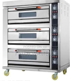 Premier Commercial Electric Oven Three Deck Six Trays