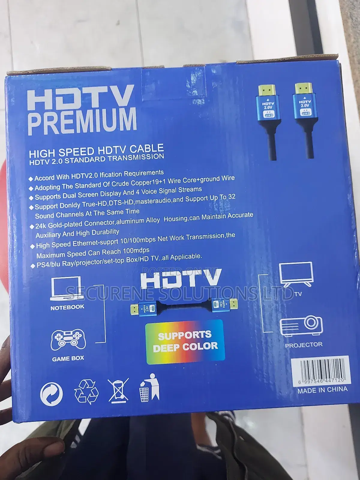 30-Meter Length of the High Speed HDTV Cable