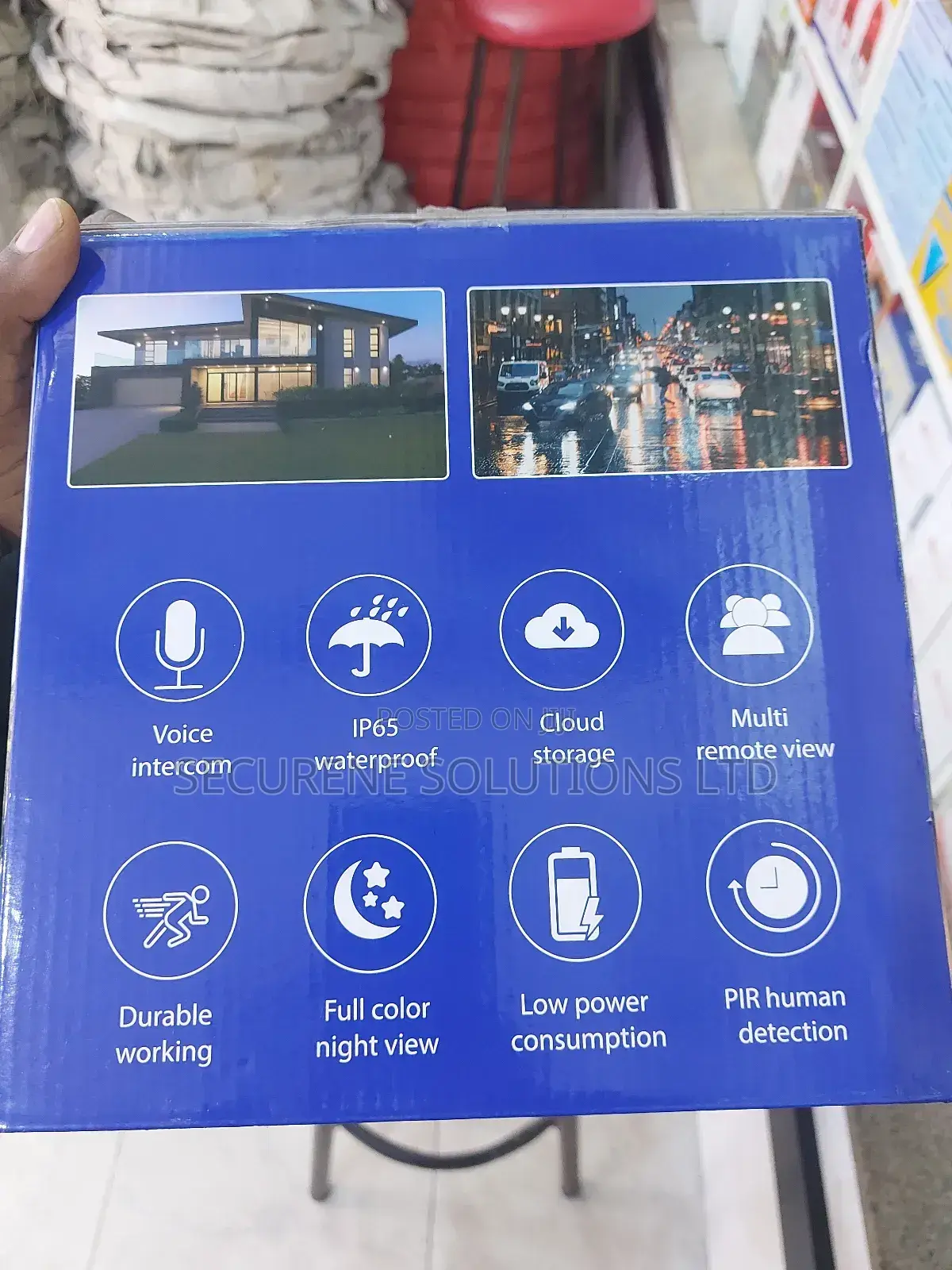 Smart Solar Camera + Lighting 2 in 1" System 11500 Wifi 4g