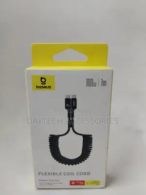Baseus Spring Coil Usb Type C to Usb Type C Cable (Pd 100w)