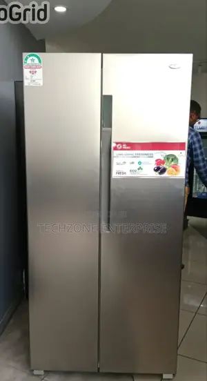 Tlac 430 Litres Side by Side No Frost Fridge - Grey