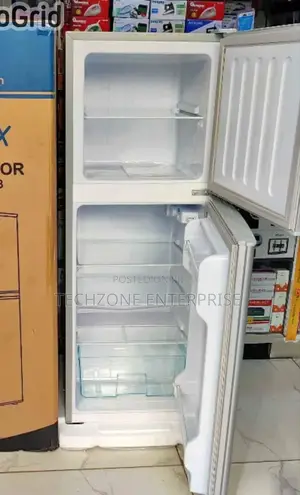 Nunix BCD-138 138l Silver Double Door Fridge