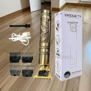 Stainless Steel Vintage T9 Hair Clipper Trimmer Shaver