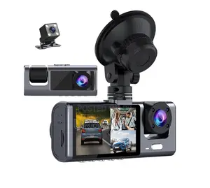 3 in 1 Car Dash Camera With Front and Rear Recording Cameras