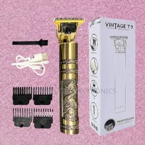 Long-Lasting Battery Vintage T9 Hair Clipper Trimmer Shaver