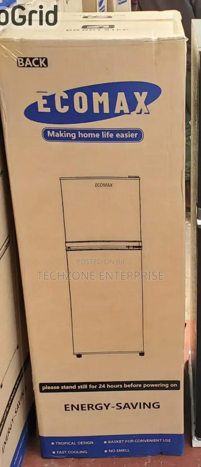 Ecomax 138 Litres Dark Silver 2 Door Refrigerator
