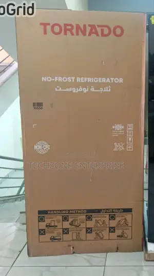 Tornado (Rf-33ft-Bk) Refrigerator No Frost 304 Litres Black,