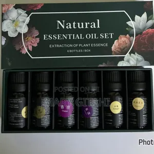*Natural Essential Oil Set of 6 Pieces(10ml Each Bottle)*