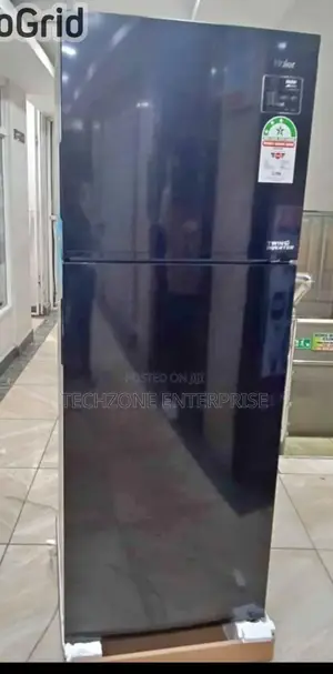 Haier 333l Top Mount Fridge Black (Hrf-355bs) No Frost