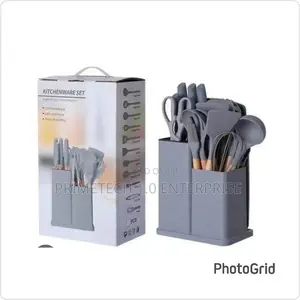 12pcs Silicone Spoons -Grey