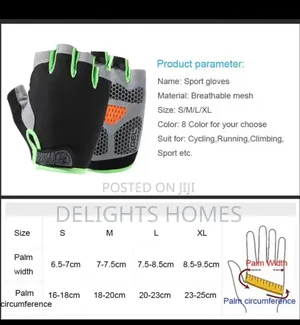 Gym Anti Slip Half Finger Gloves_esj
