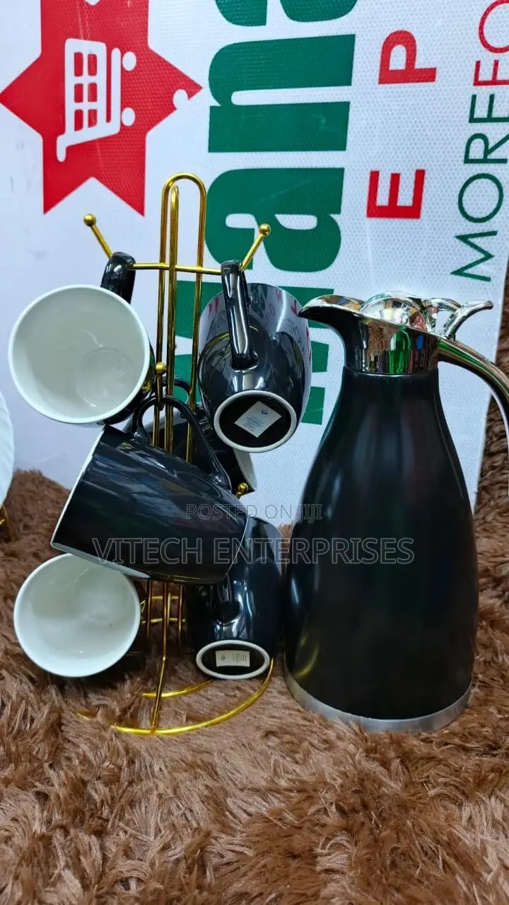 7pcs Dinner Mug Ad Flask