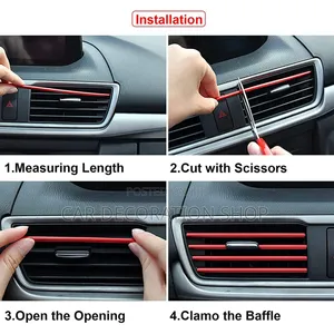 Dashboard Air Outlet Vent Stickers